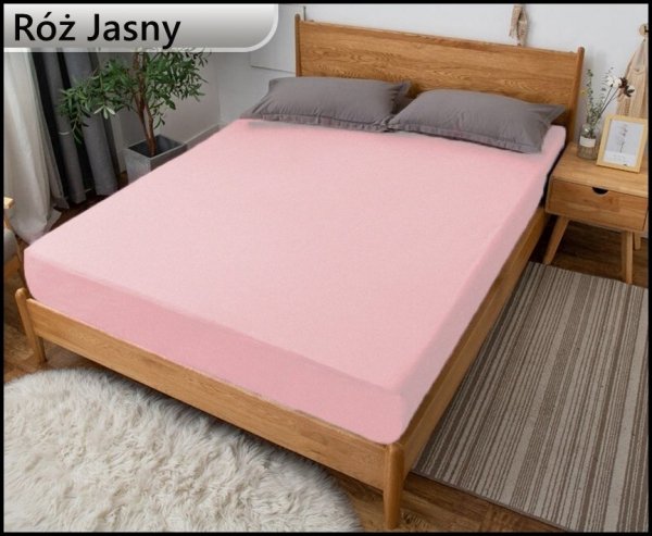 PRZEŚCIERADŁO FROTTE GRUBE Z GUMKĄ 90x200 cm
