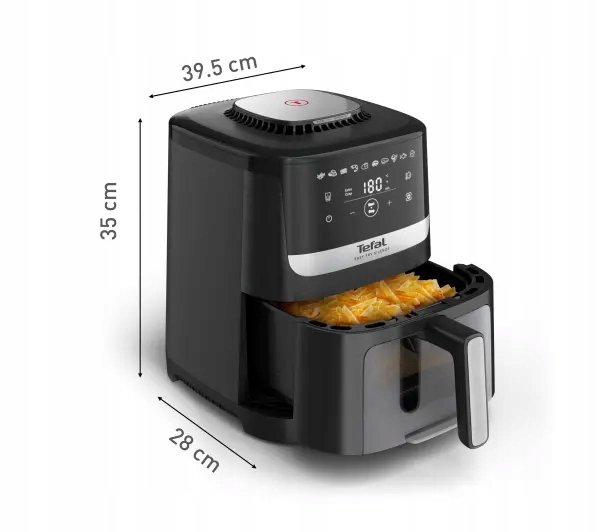 Frytkownica beztłuszczowa Tefal Easy Fry Silence Vision XL EY5568 1670W 5l