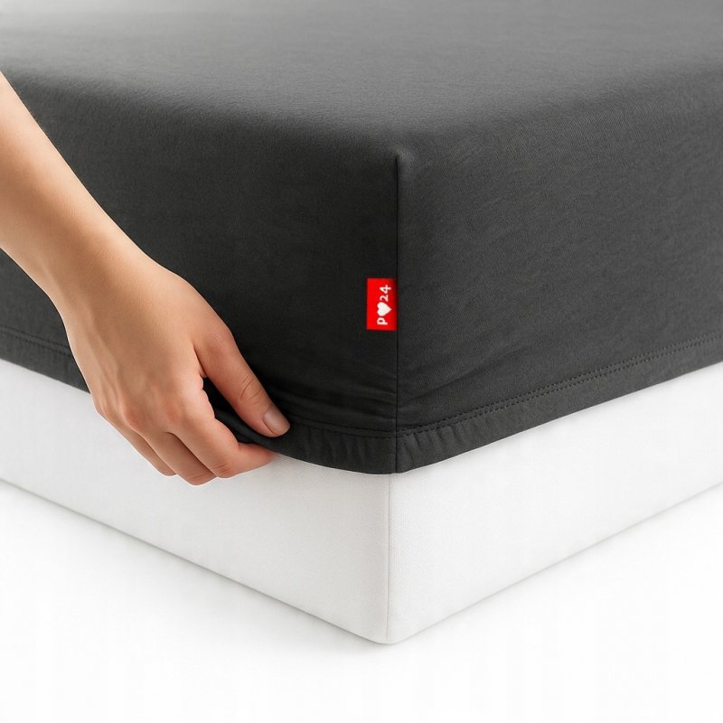 Prześcieradło Jersey z Gumką 140x200 Bawełna Czesana Bok 30 cm (WYBIERZ)