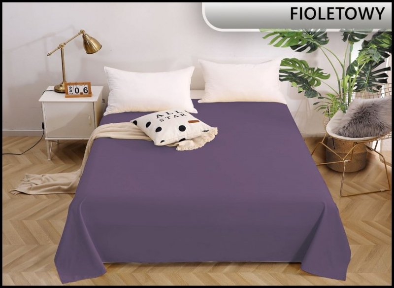 FASHION PRZEŚCIERADŁO TRADYCYJNE 160X210 BAWEŁNA SATYNOWA