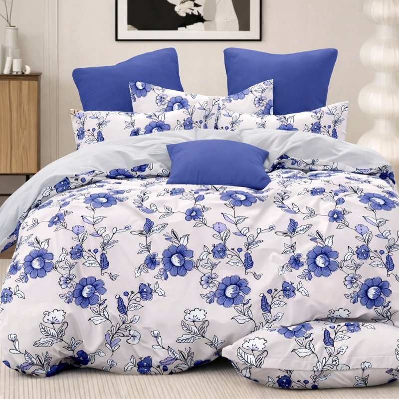 POŚCIEL 160x200 BAWEŁNA KOMPLET POŚCIELI BAWEŁNIANEJ + 2 POSZEWKI WZÓR A-23