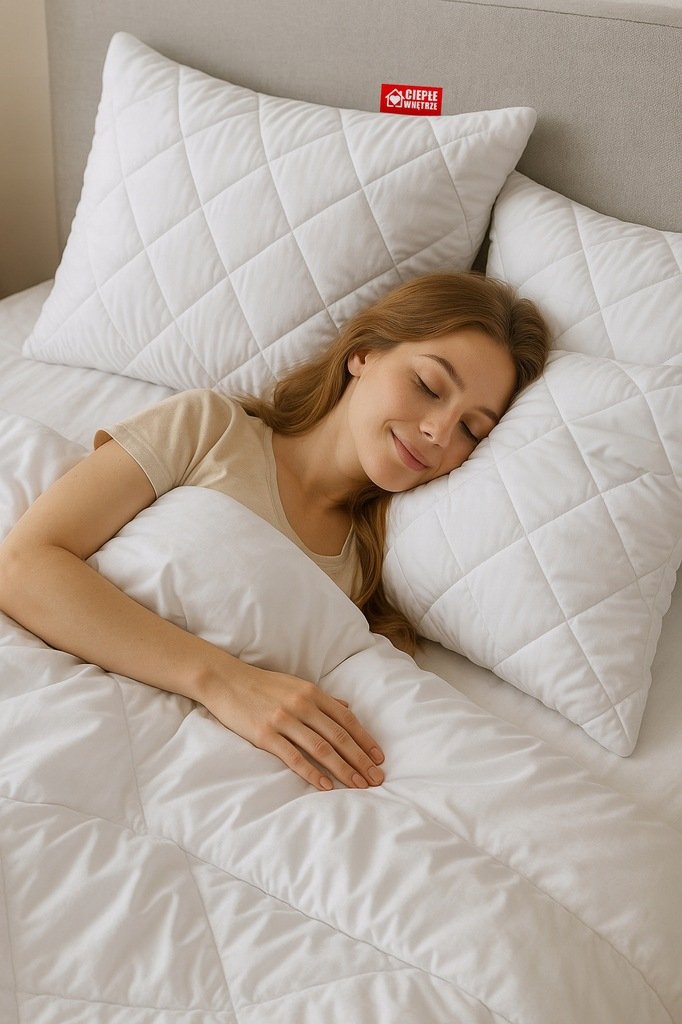 KOŁDRA 160x200 ANTYALERGICZNA CAŁOROCZNA MIKROFIBRA POLSKA MEDYCZNA