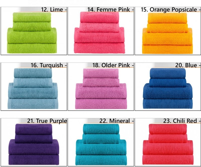 RĘCZNIK KĄPIELOWY FROTTE 30X50 cm 500G MODENA