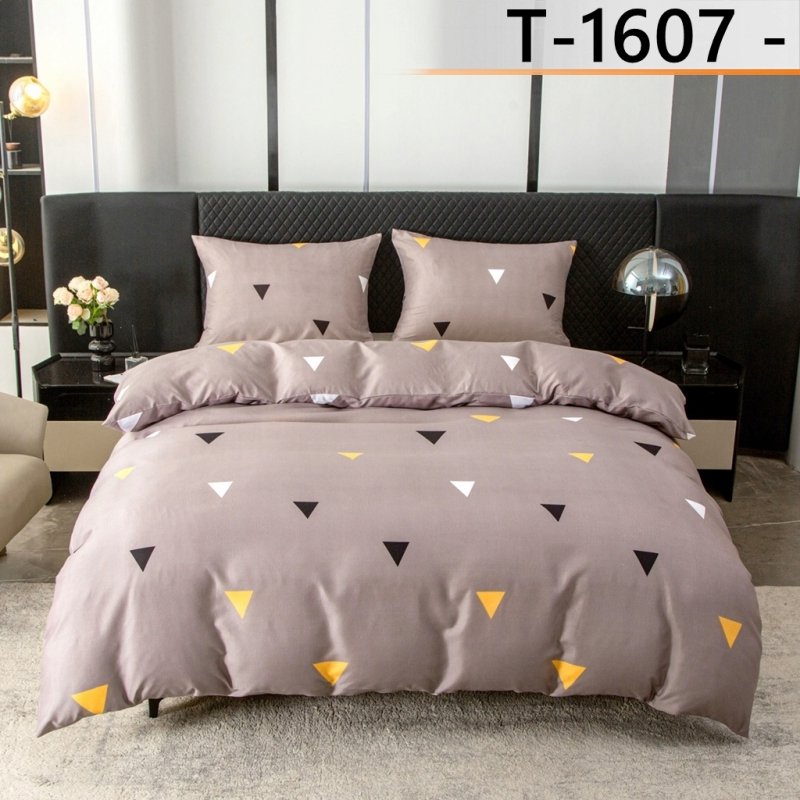 POŚCIEL 140x200 KOMPLET POŚCIELI + POSZEWKA WZÓR T-1607