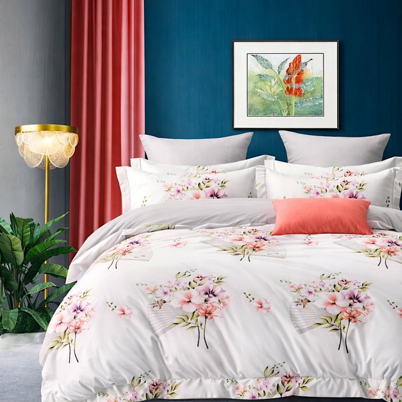 POŚCIEL 200x220 BAWEŁNA KOMPLET POŚCIELI BAWEŁNIANEJ + 2 POSZEWKI WZÓR A-28