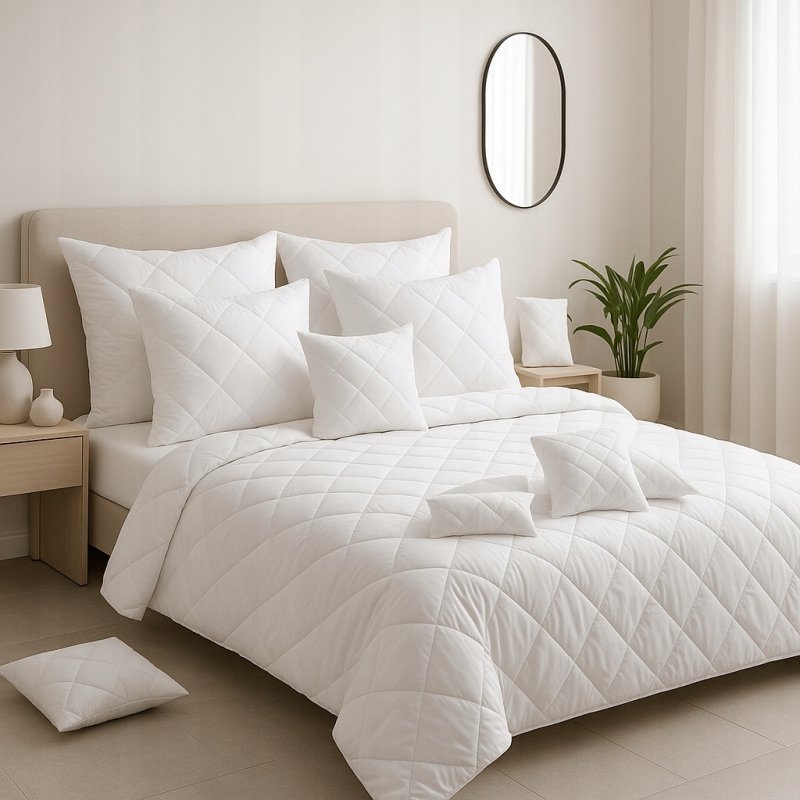 ZESTAW: KOŁDRA 140x200 + PODUSZKA 70x80 | ANTYALERGICZNY KOMPLET POLSKA