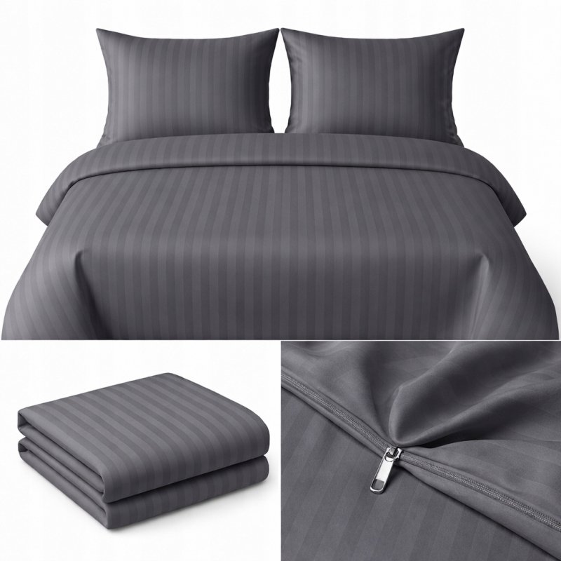 POŚCIEL 160x200 HOTELOWA 100% BAWEŁNA SATYNOWA ADAMASZEK KOLORY DO WYBORU (WYBIERZ)