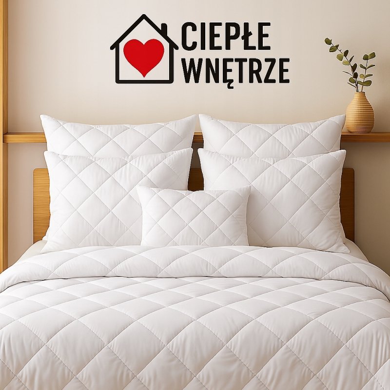 Gruba Poduszka 50x70 Mikrofibra z Zamkiem