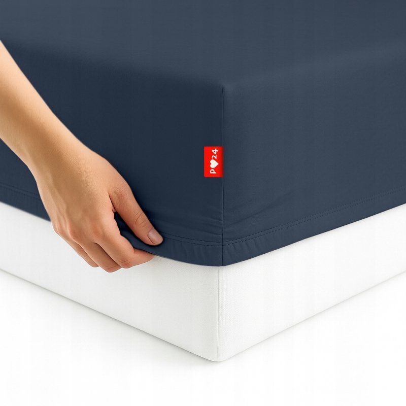 Prześcieradło 200x220 z Gumką GRUBA Bawełna POLSKA 165g Bok 30cm 11 Kolorów  (WYBIERZ)