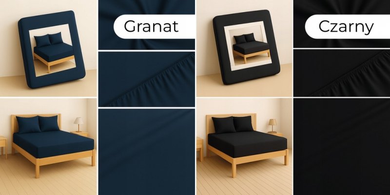 PRZEŚCIERADŁO Z GUMKĄ 140x200 MATERAC ZAKŁADKA DO 25 CM - RÓŻNE KOLORY (WYBIERZ)
