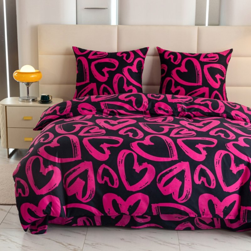 POŚCIEL 160x200 BAWEŁNA KOMPLET POŚCIELI BAWEŁNIANEJ + 2 POSZEWKI A-3018