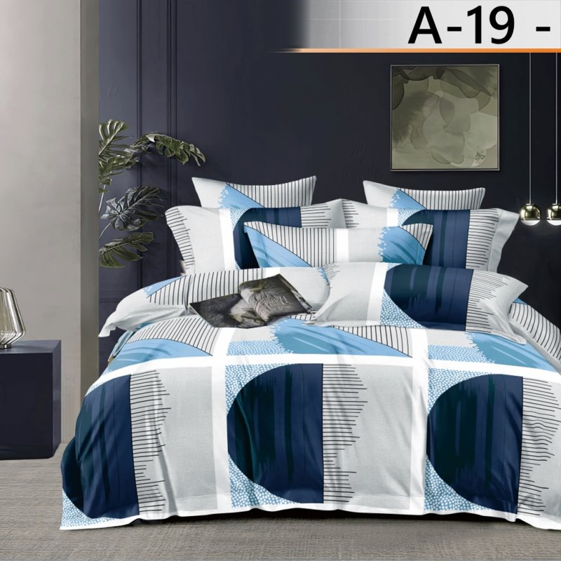 POŚCIEL 200x220 BAWEŁNA KOMPLET POŚCIELI BAWEŁNIANEJ + 2 POSZEWKI WZÓR A-19