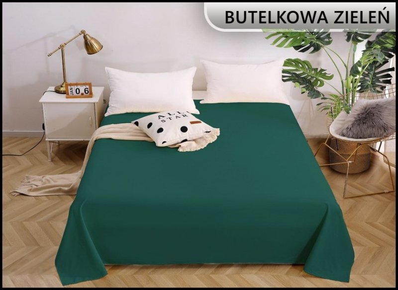 FASHION PRZEŚCIERADŁO TRADYCYJNE 160X210 BAWEŁNA SATYNOWA