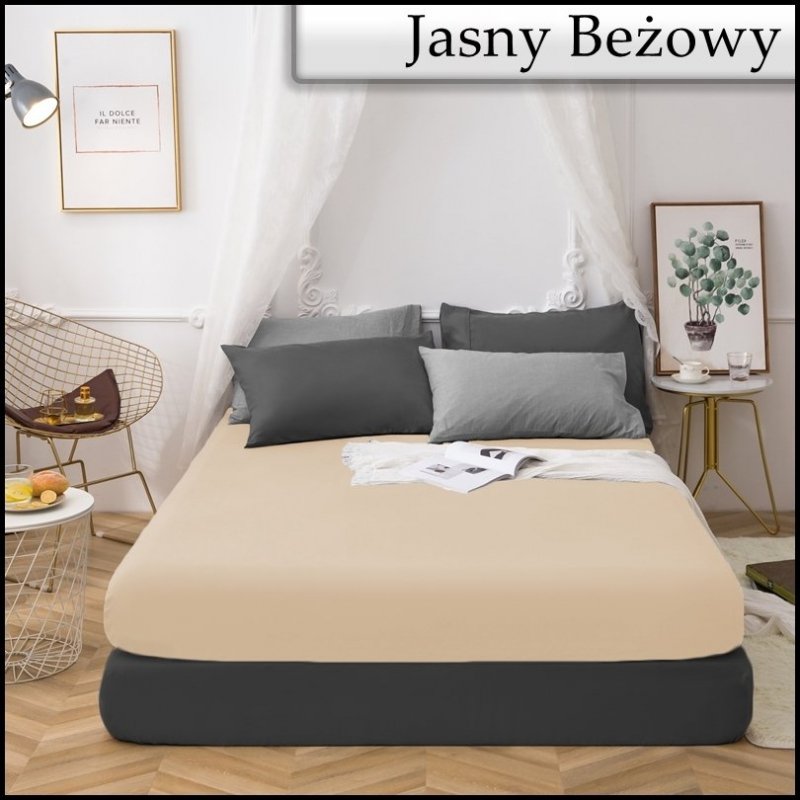 PRZEŚCIERADŁO BAWEŁNIANE Z GUMKĄ 90x200 FASHION