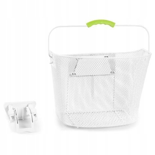 Kosz rowerowy przedni Best na click SIWY VOGEL VKS-102WH NA PRZÓD CLICK