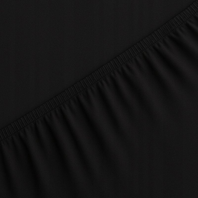 PRZEŚCIERADŁO Z GUMKĄ 160x200 CZARNY MATERAC ZAKŁADKA DO 25 CM