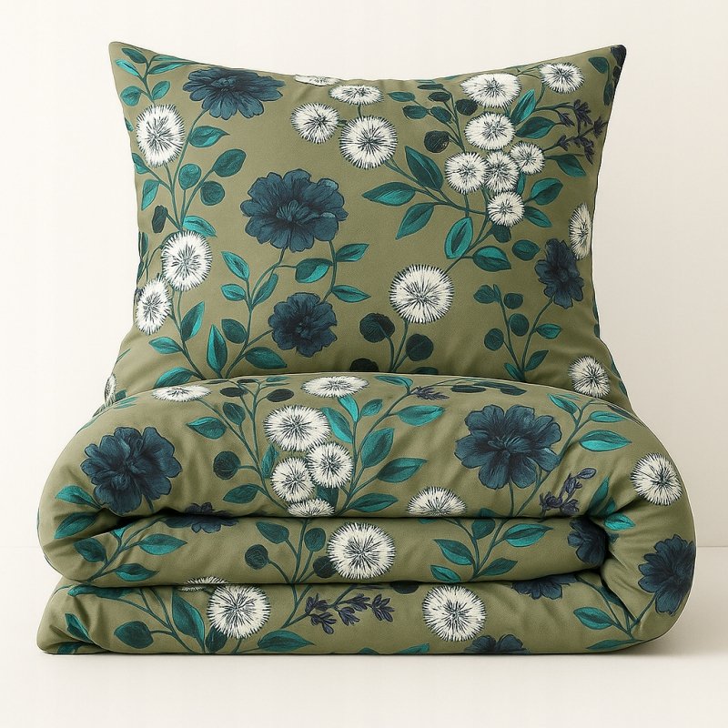 POŚCIEL 200x220 BAWEŁNA KOMPLET POŚCIELI BAWEŁNIANEJ + 2 POSZEWKI WZÓR A-04