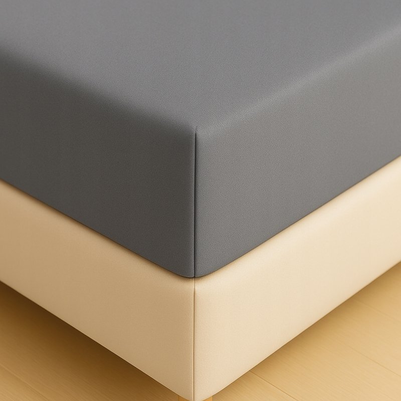 PRZEŚCIERADŁO Z GUMKĄ 90x200 STALOWY MATERAC ZAKŁADKA DO 25 CM