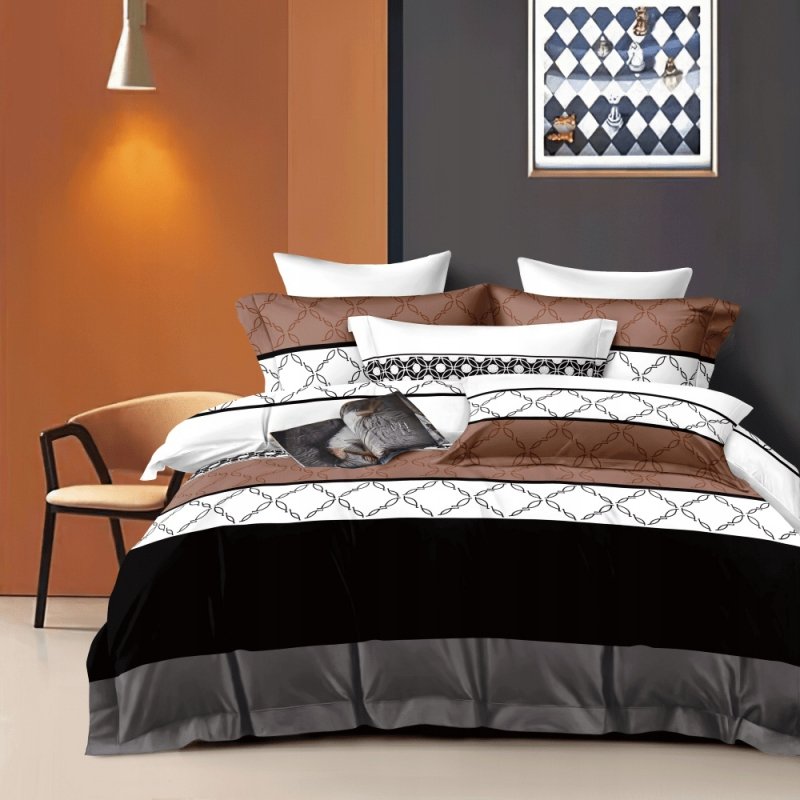 POŚCIEL 200x220 BAWEŁNA KOMPLET POŚCIELI BAWEŁNIANEJ + 2 POSZEWKI WZÓR A-13