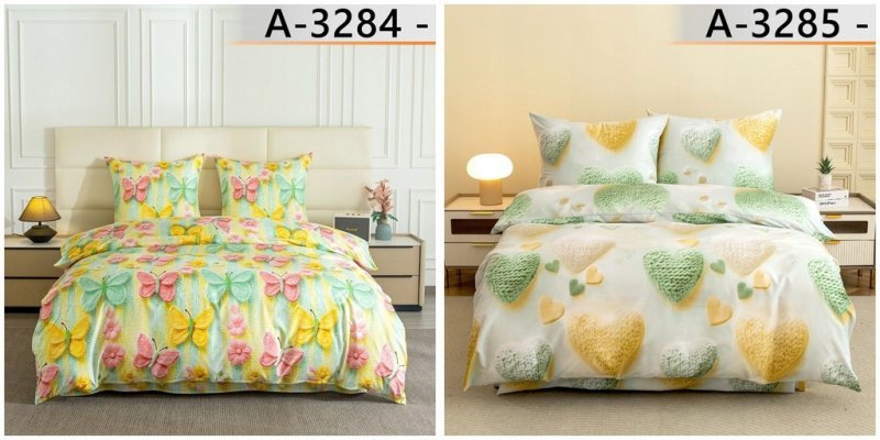 POŚCIEL 140x200 BAWEŁNIANA KOMPLET POŚCIELI + POSZEWKA WYBÓR WZORÓW 2CZ (WYBIERZ)