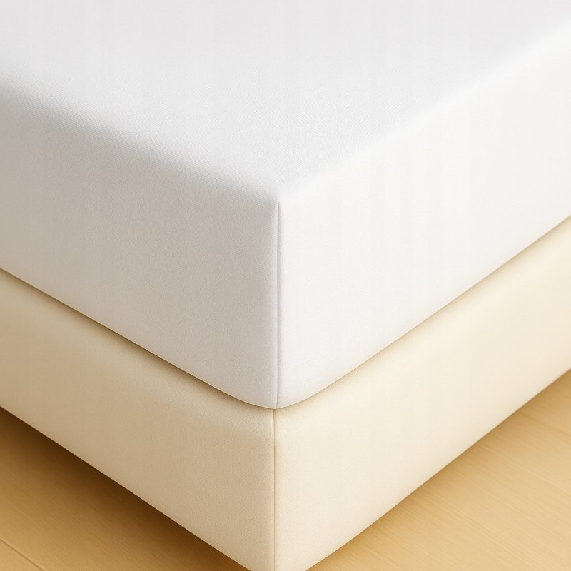 PRZEŚCIERADŁO Z GUMKĄ 140x200 BIAŁY MATERAC ZAKŁADKA DO 25 CM