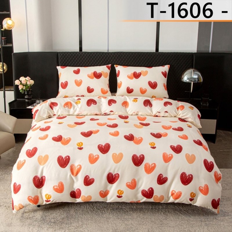 POŚCIEL 160x200 KOMPLET POŚCIELI + 2 POSZEWKI WZÓR T-1606