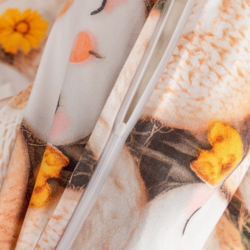 POŚCIEL 140x200 BAWEŁNIANA KOMPLET POŚCIELI + POSZEWKA WZÓR A-3300