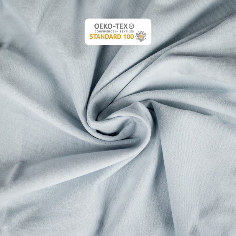Prześcieradło 90x200 z Gumką GRUBA Bawełna Premium Bok 30 cm Popielaty