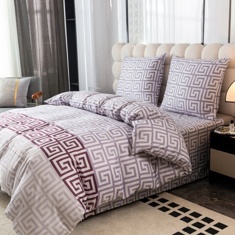 POŚCIEL 200x220 BAWEŁNA KOMPLET POŚCIELI BAWEŁNIANEJ + 2 POSZEWKI A-2769