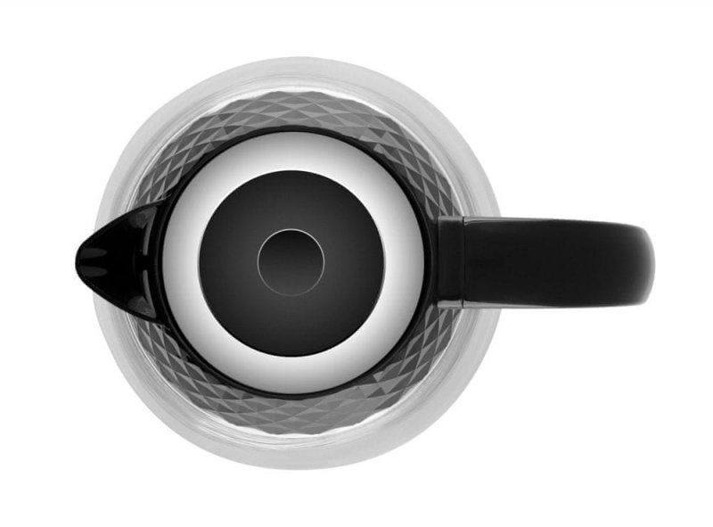 Czajnik elektryczny Szklany Eta Crystal 1,7L 2200W czarny Obrotowa podstawa