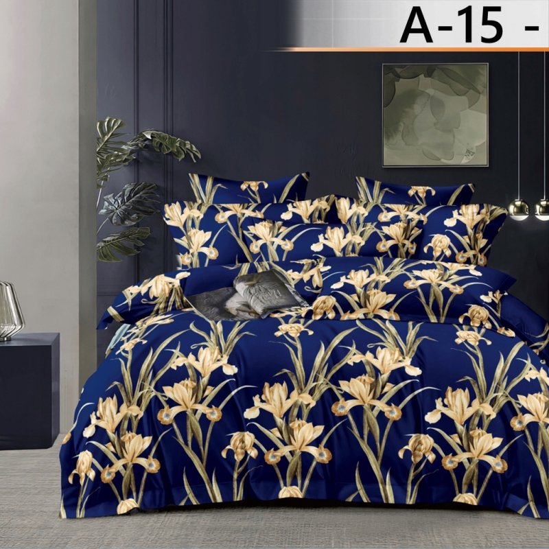 POŚCIEL 200x220 BAWEŁNA KOMPLET POŚCIELI BAWEŁNIANEJ + 2 POSZEWKI WZÓR A-15