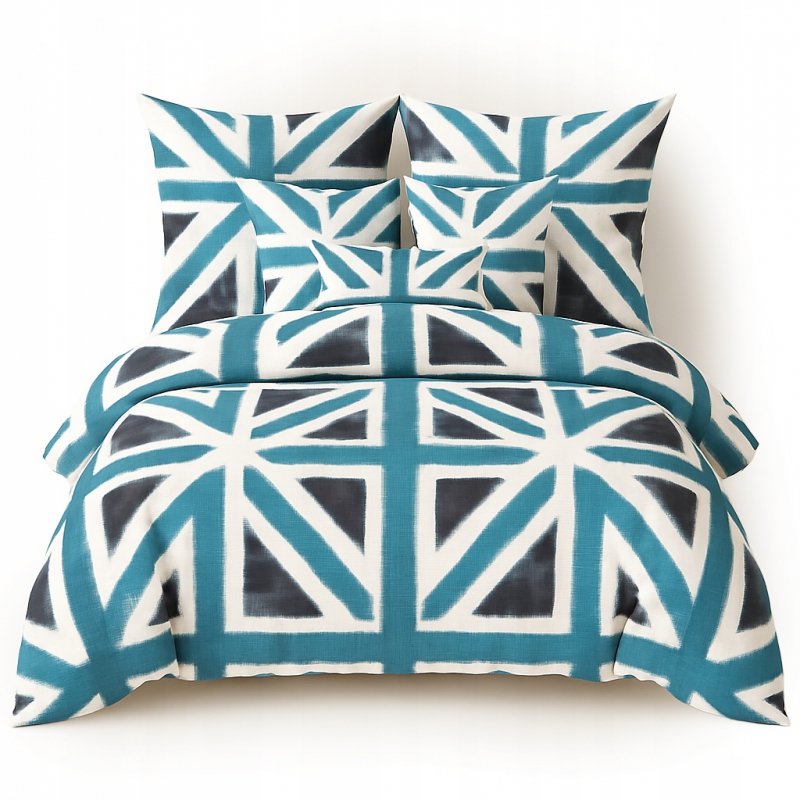 POŚCIEL 160x200 BAWEŁNA KOMPLET POŚCIELI BAWEŁNIANEJ + 2 POSZEWKI WZÓR A-08