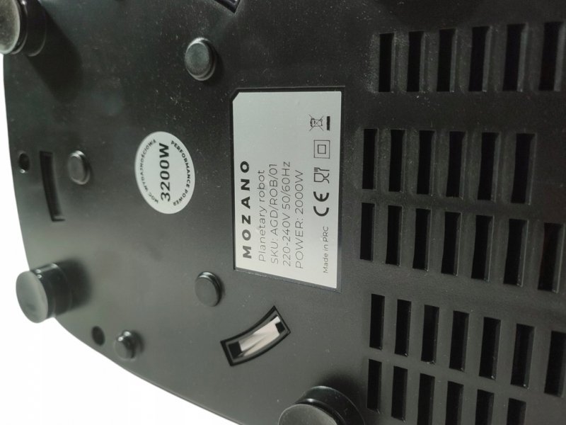 Robot kuchenny Mozano AGD/ROB/01 1400 W czarny planetarny podświetlane