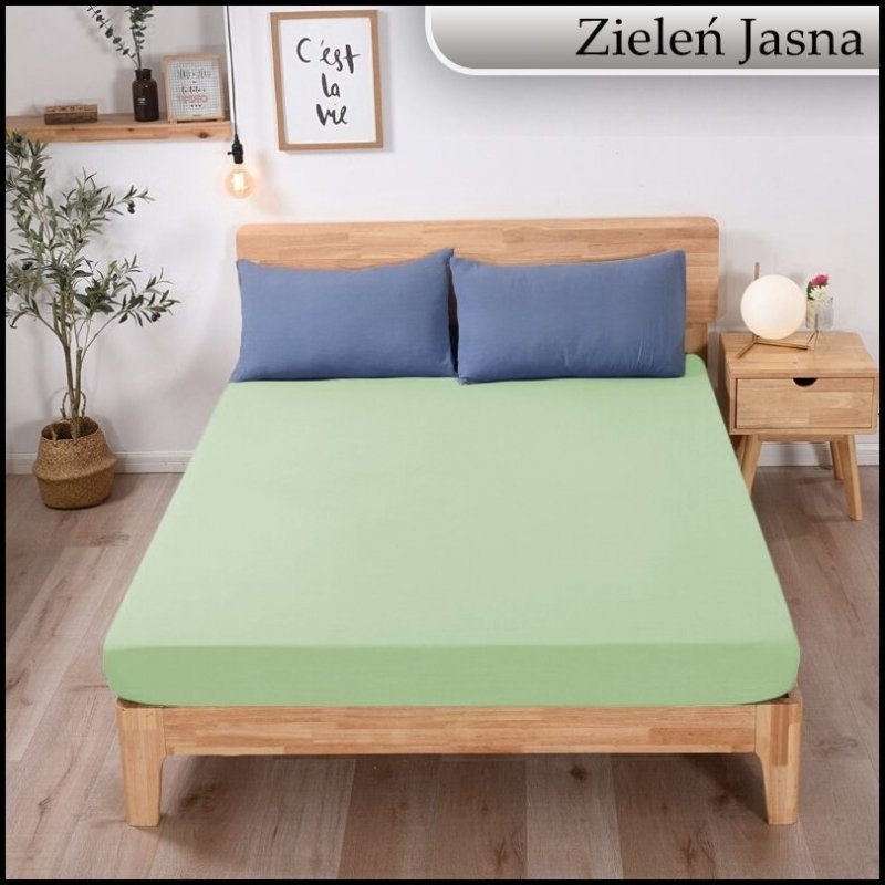 PRZEŚCIERADŁO JERSEY Z GUMKĄ 120x200 cm KWADRAT