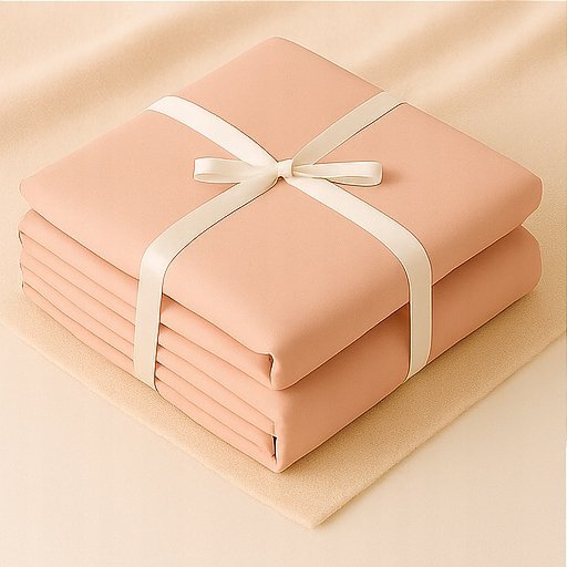 Pościel 160x200 Mikrofibra +2 Poszewki Komplet na Zamek – pudrowy róż