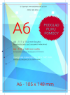 ulotka A6, druk pełnokolorowy obustronny 4+4, na papierze kredowym, 300 g, 1000 sztuk