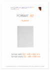 plakat B2, druk UV 4+0, na papierze satynowym 200 g - 3 sztuk