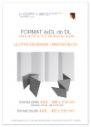 ulotka 4xDL składana do DL (8 stron DL), druk pełnokolorowy obustronny 4+4, na papierze kredowym, 130 g,  250 sztuk  