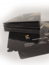 teczka standard, 337 x 477 mm, druk pełnokolorowy jednostronny 4+0, foliowana mat, kreda 350 g, 100 sztuk
