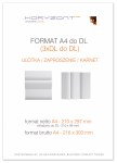 ulotka A4 składana do DL-Z/C, druk pełnokolorowy obustronny 4+4, na papierze kredowym, 170 g, 250 sztuk 
