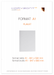 plakat A1 - foliowany 1+0, druk jednostronny 4+0, na papierze kredowym 170 g, 150 sztuk