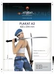 kalendarze planszowe A2 - 250 g, druk jednostronny, pełnokolorowy 4+0, na papierze kredowym, listwy z zawieszką góra dół po krótkim boku, 100 sztuk