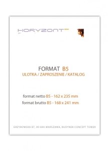 	katalog B5, druk pełnokolorowy obustronny 4+4, na papierze kredowym, kreda 130 g, 12 str., 200 sztuk
