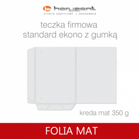 foliowana mat z gumką