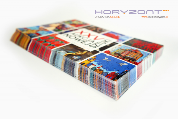 ulotka 2xDL składana do DL, druk pełnokolorowy obustronny 4+4, na papierze kredowym, 130 g, 125 sztuk 