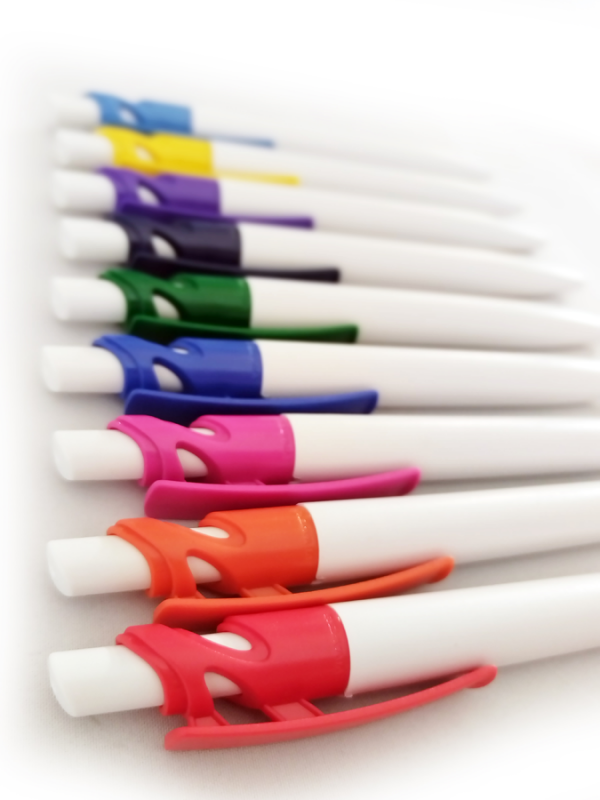 długopis SLUM COLOR do nadruku, nadruk Pantone z palety do wyboru 1+0 - 1000 sztuk