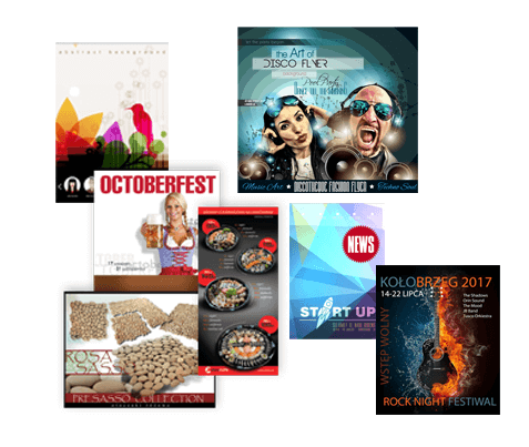 plakat B1, druk UV 4+0, na papierze satynowym 200 g - 5 sztuk
