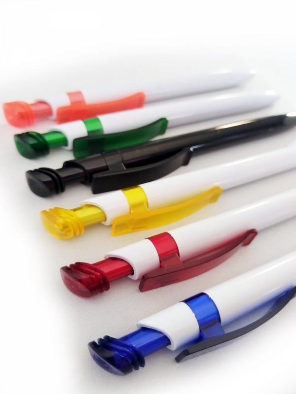 długopis SLUM COLOR do nadruku, nadruk Pantone z palety do wyboru 1+0 - 500 sztuk
