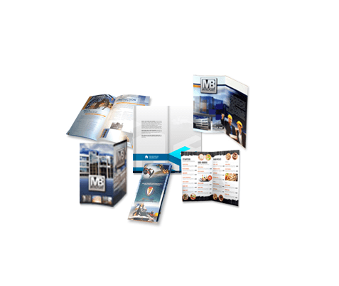 ulotka A4 składana do A5, druk pełnokolorowy obustronny 4+4, na papierze kredowym, 130 g, 125 sztuk