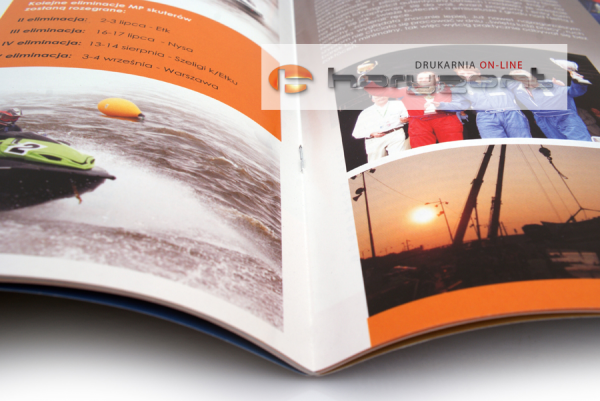 katalog 210 x 210 mm, druk pełnokolorowy obustronny 4+4, na papierze kredowym, kreda 170 g, 20 str., 250 sztuk
